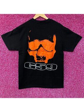 G59 Records x Suicideboys Orange Skull Glow Logo T-shirt Medium